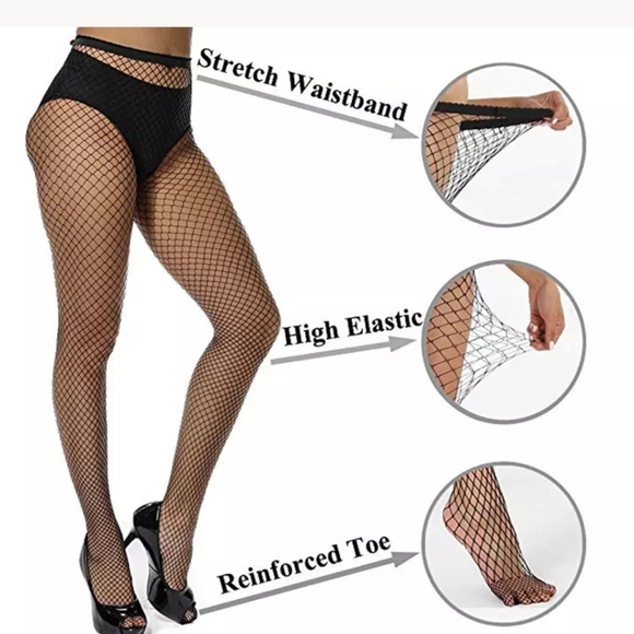 🌺 Plus Size Fishnets - Picture 3 of 4